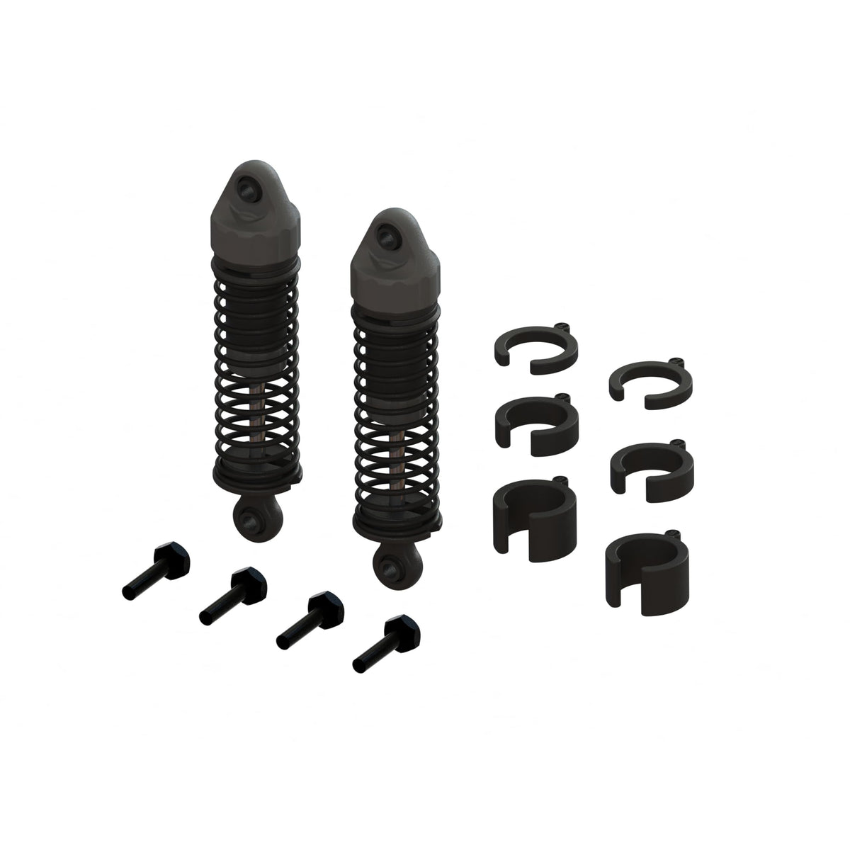 Arrma ARA330838 Shock Set, 58mm Length, 800cSt Oil (2pcs) - GROM