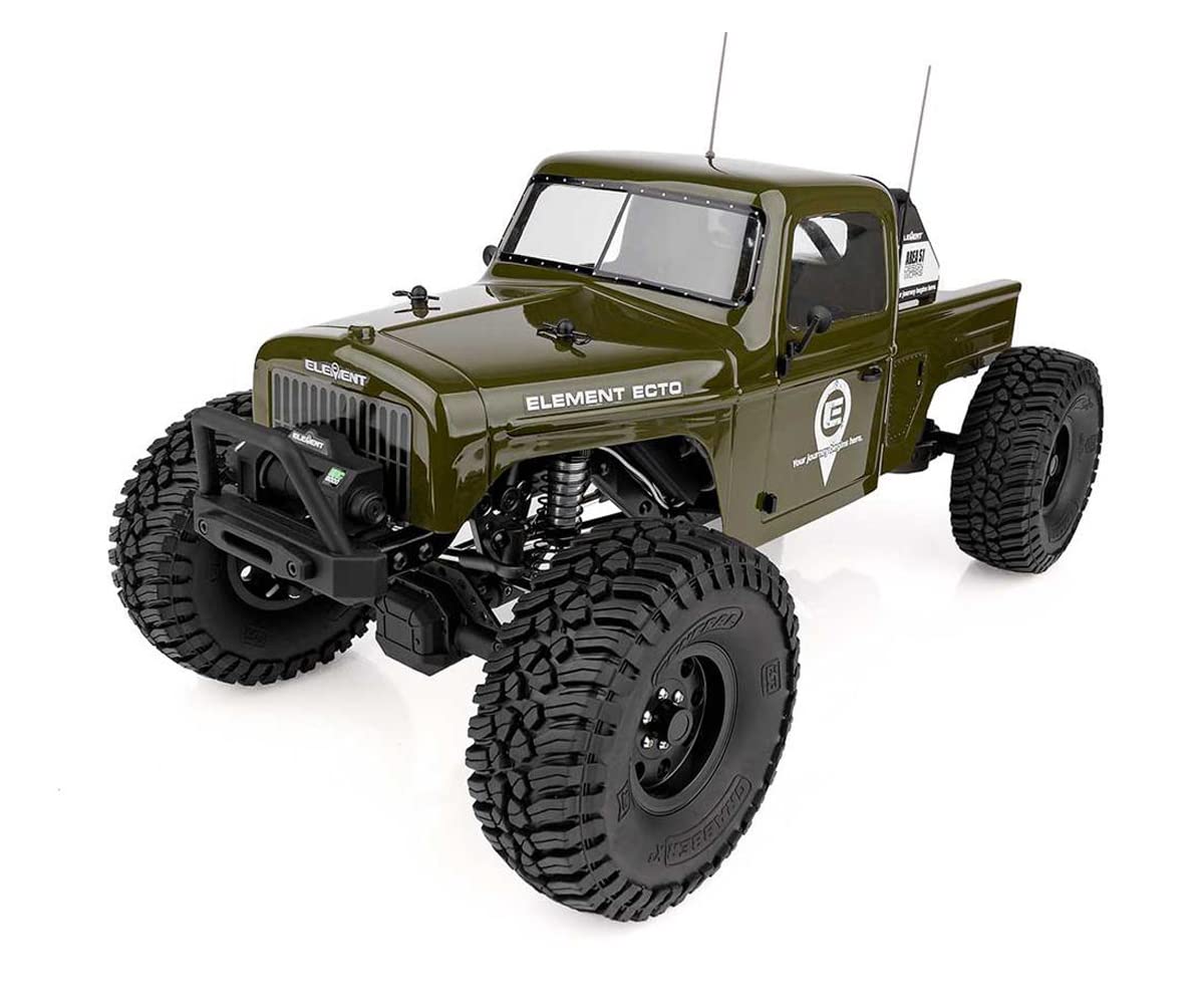 Associated 40117C Enduro Ecto Trail Truck, green RTR LiPo Combo