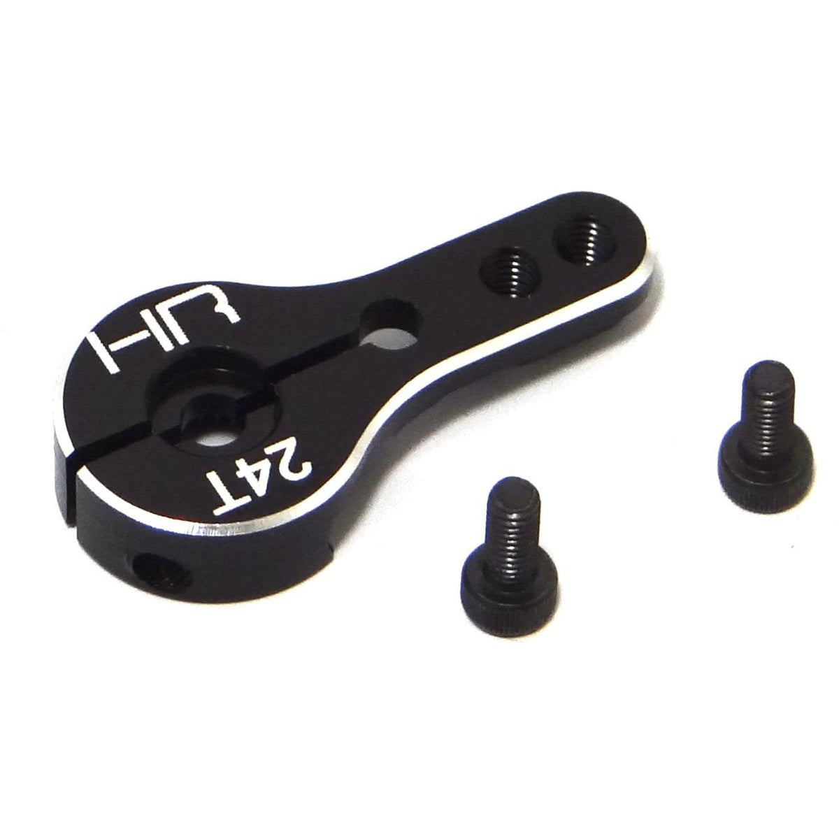 Hot Racing SHM24M01 Aluminum Lock Servo Arm 2h M3 Mount 24t Hitec