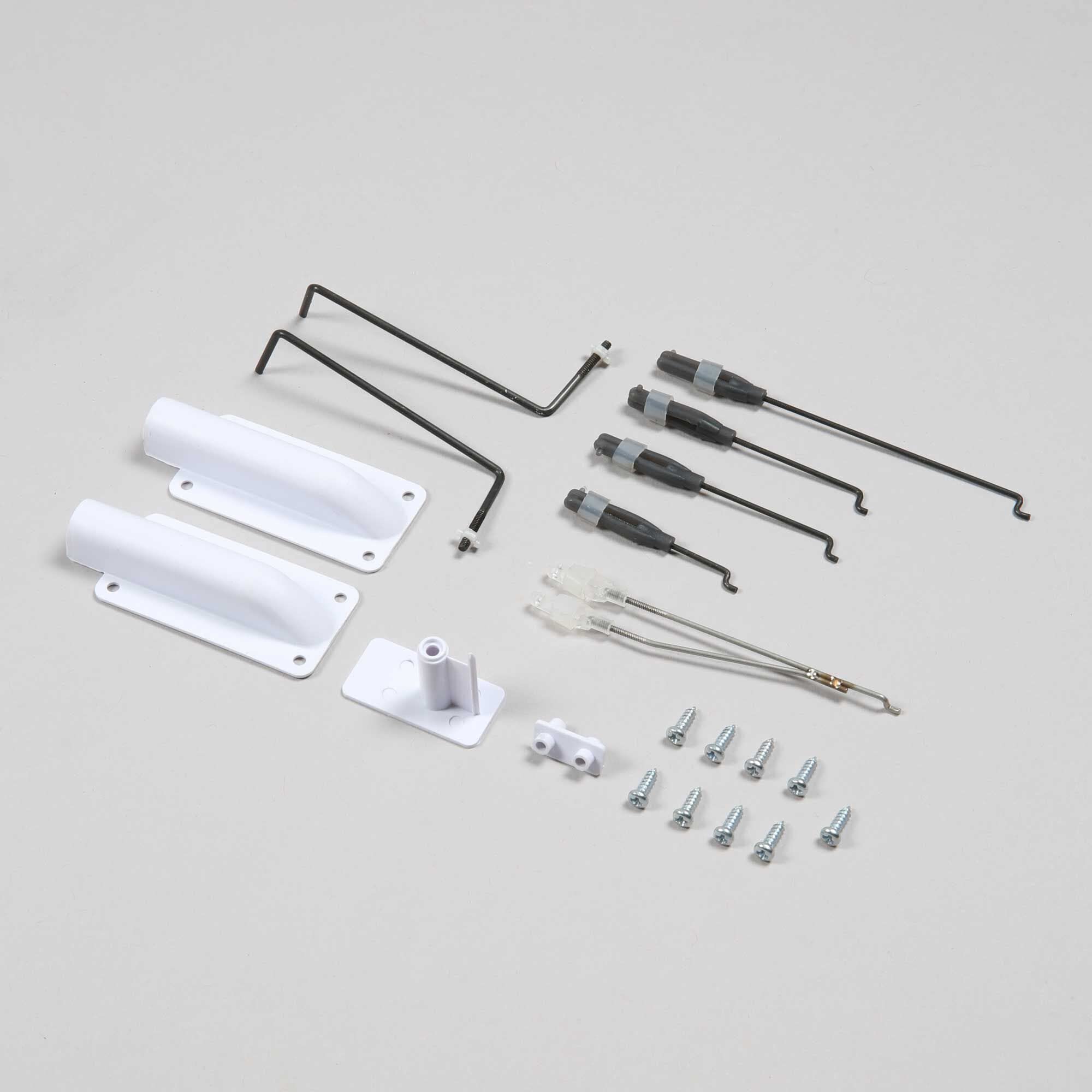 E-Flite EFL01557 Pushrod w/Clevis Set, Servo Covers: Habu STS