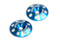 Exotek Racing 1678BLU Flite Wing Buttons V2, 6061 Blue