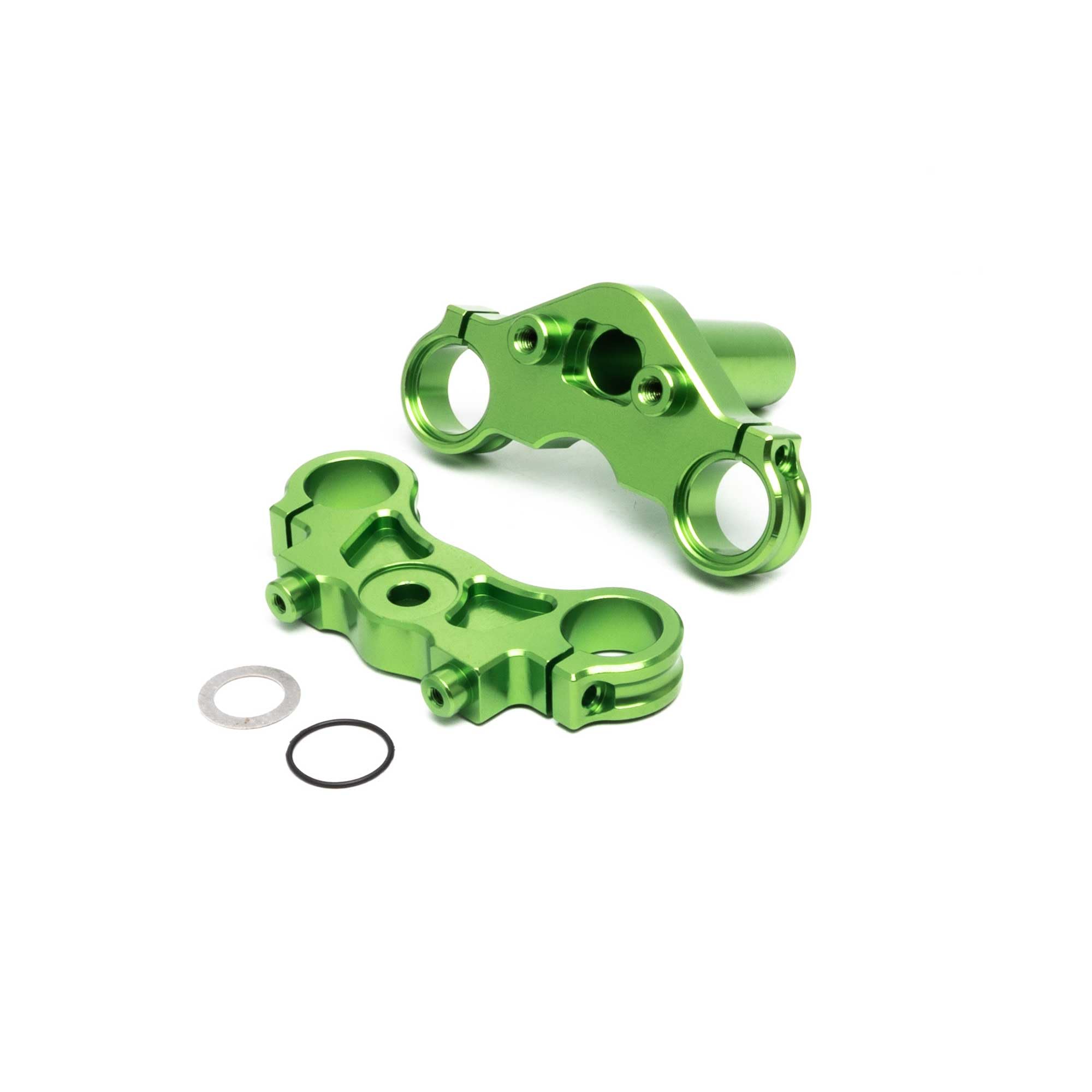 Losi LOS364008 Aluminum Triple Clamp Set, Green: PM-MX