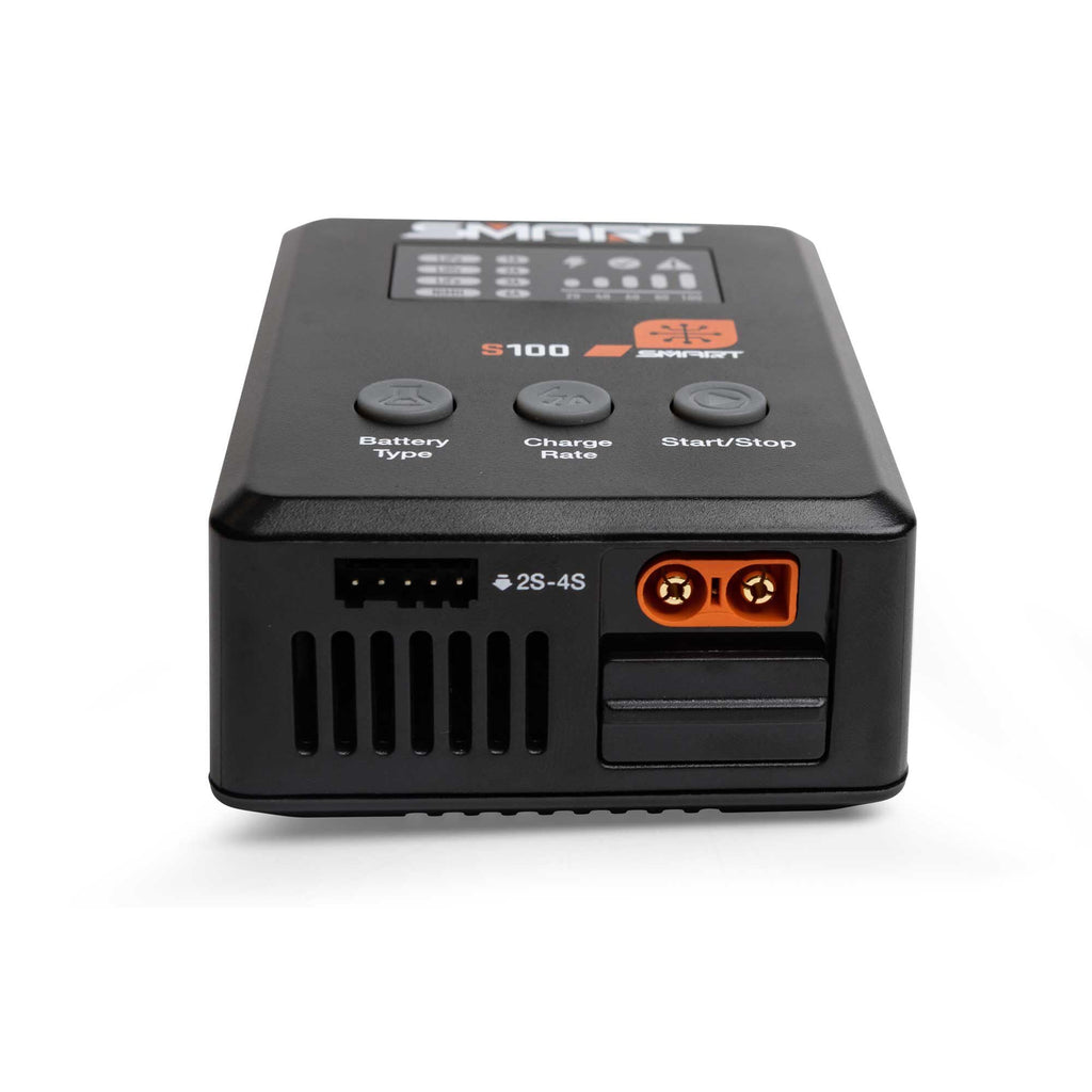 Spektrum X-1031 Smart Powerstage Surface Bundle: 5000mAh 2S 50C LiPo Battery (IC3) / 100W S100 Charger