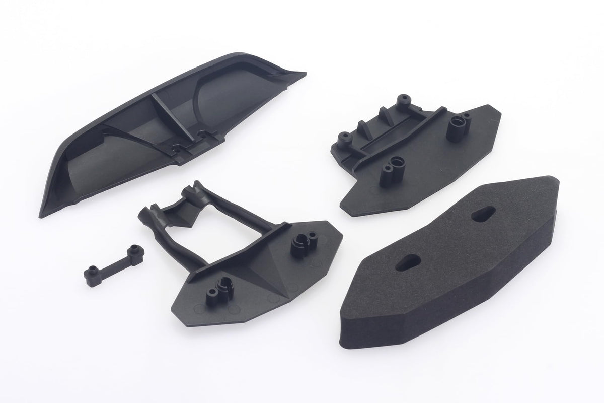 CEN Racing CM0401 Front Bumper & Rear Diffuser (foam, body post extension)