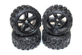 Rage R/C RGRC2468 Assembled Wheels & Tires (4); Mini Trek