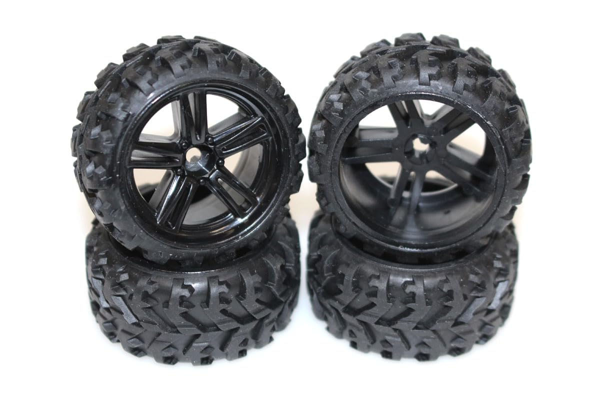 Rage R/C RGRC2468 Assembled Wheels & Tires (4); Mini Trek