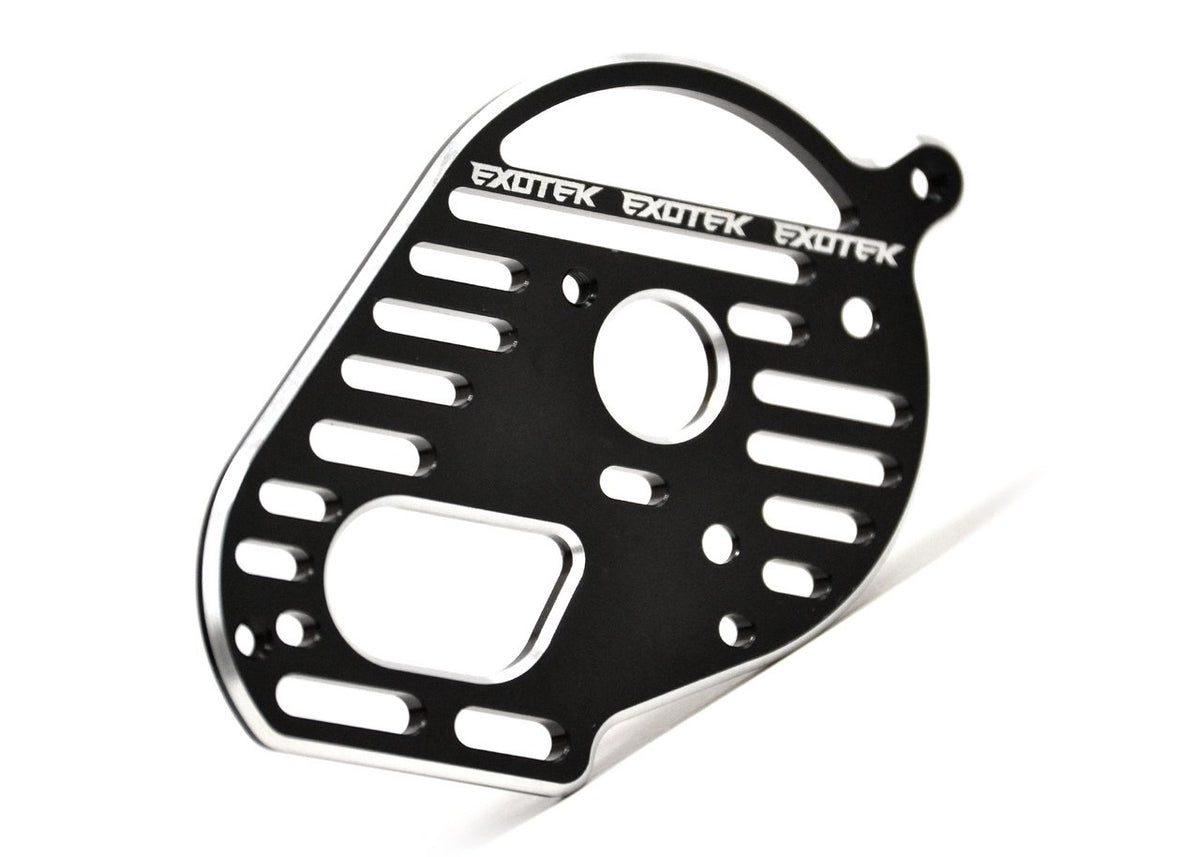 Exotek Racing 1652 22 3.0 Vented Motor Plate 'Flite', Black