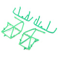 Losi LOS241039 Side Cage and Lower Bar, Green: LMT
