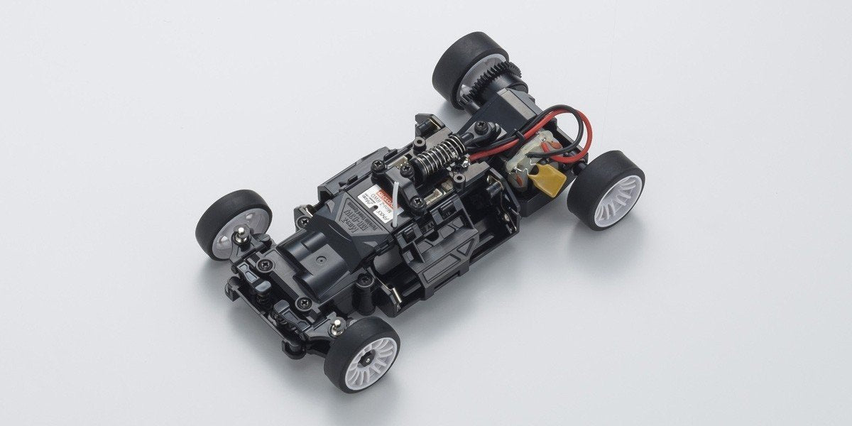 Kyosho 32323AS-B MINI-Z RWD Audi R8 LMS White 2015 MR-03 Readyset