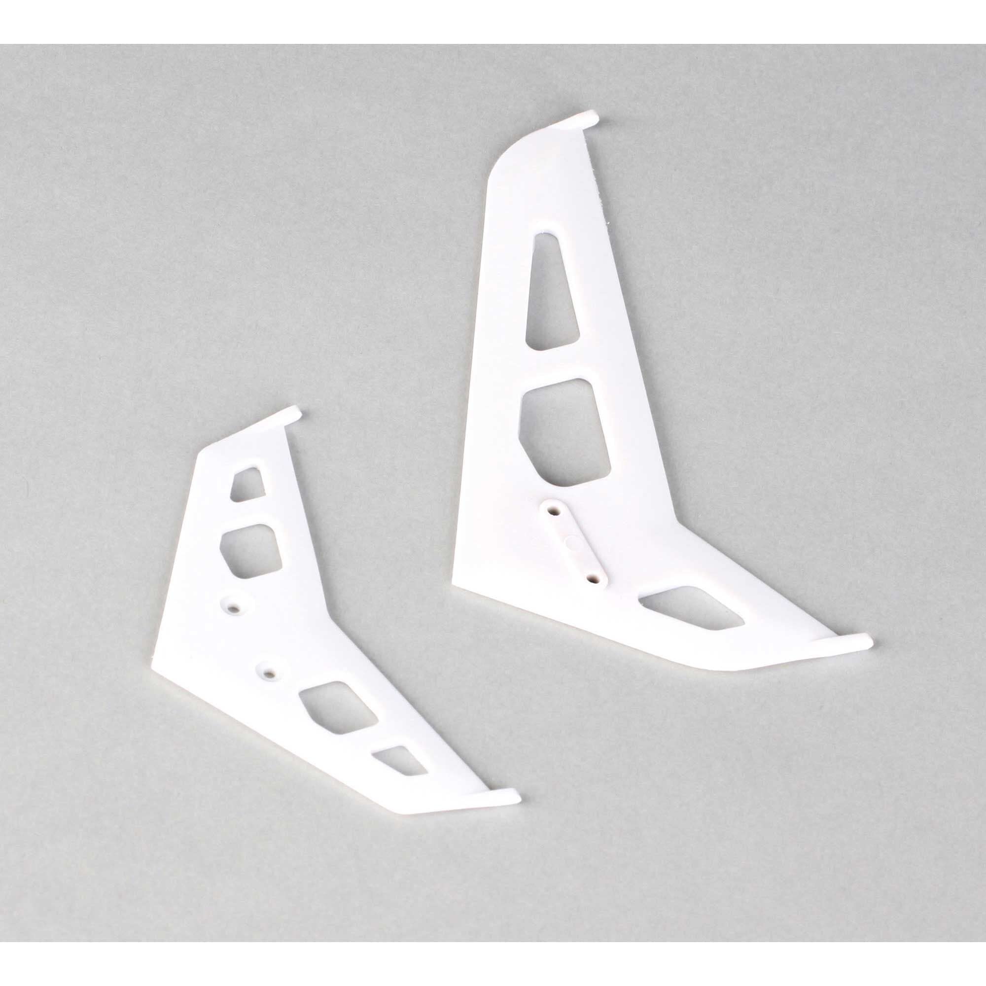 Blade BLH4530 Stabilizer/Fin Set, White: Blade 300 X