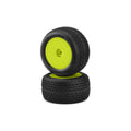 J-Concepts 4005201021 Twin Pin, Tire, Pink Compound, Yellow Wheel (2)