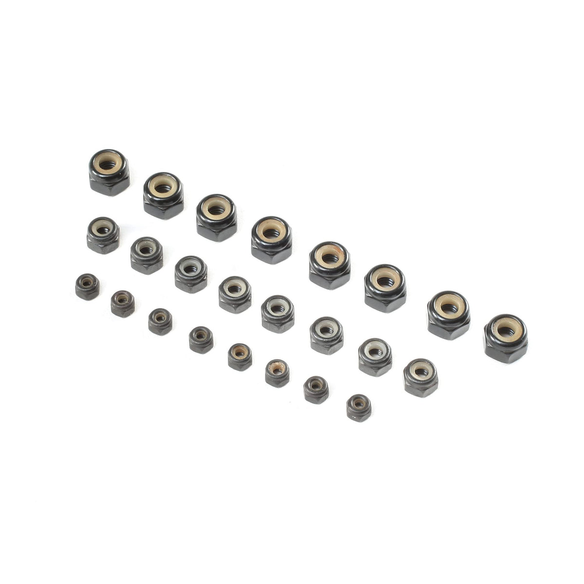 ECX ECX216004 Nylon Nut Set: 1:18 4WD Temper Gen 2