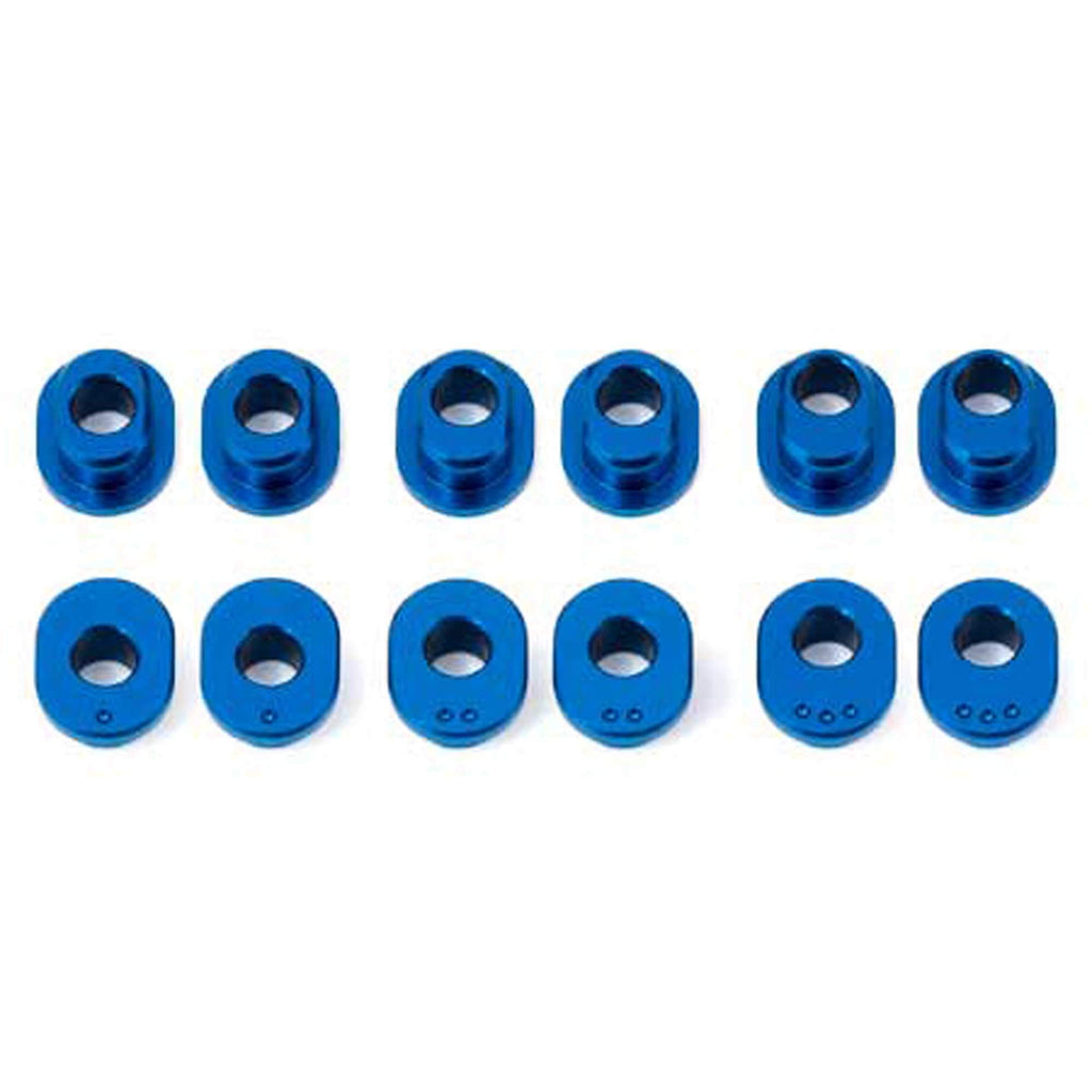 Team Associated 4746 RC12R6 FT Track Width Bushings, aluminum