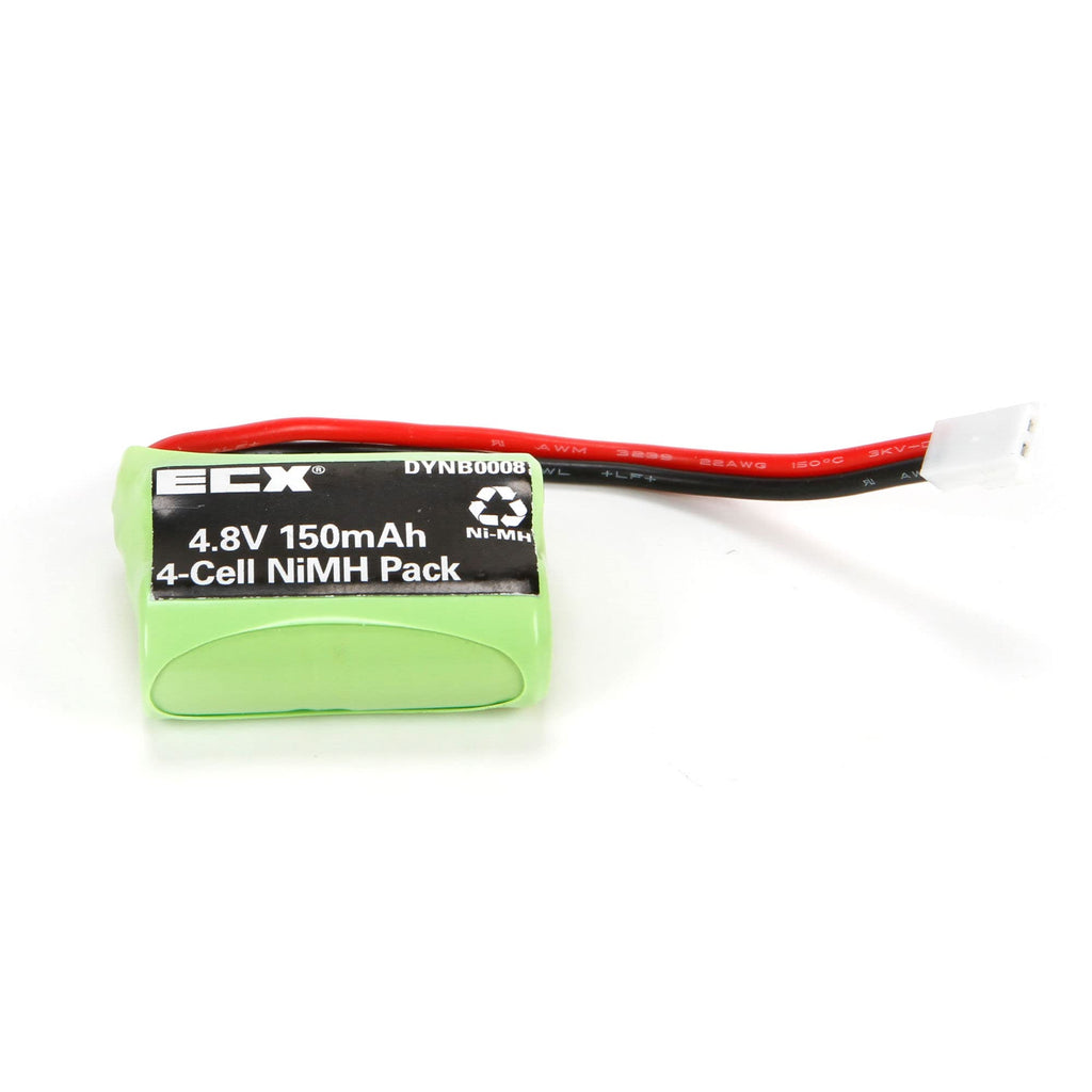 Dynamite DYNB0008 4.8V 150mAH 1/3AAA NiMH 4C Flat Battery:1/24 Temper