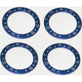 Hot Racing TCR1006 Aluminum Bead-lock Ring (4)(Blue) - Tamiya Cr-01