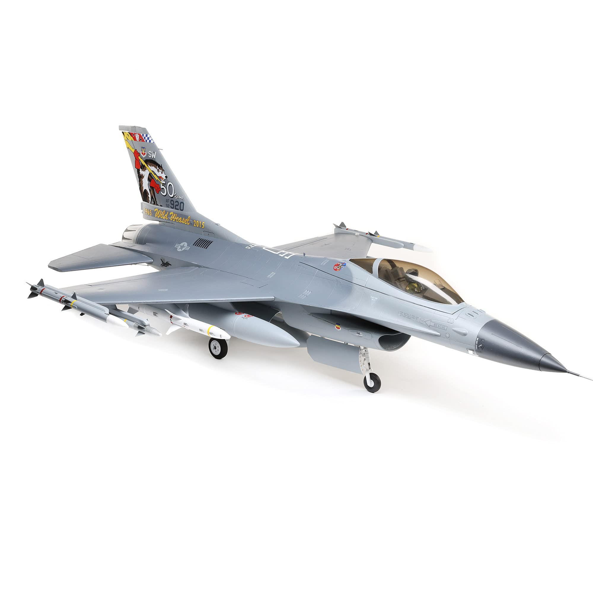 E-Flite EFL87850 F-16 Falcon 80mm EDF BNF Basic Airplane w/SMART and SAFE Select