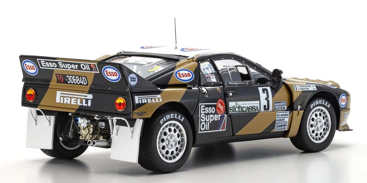 Kyosho KS08306H 1/18 Scale Lancia Rally 037 1985 Targa Florio #3