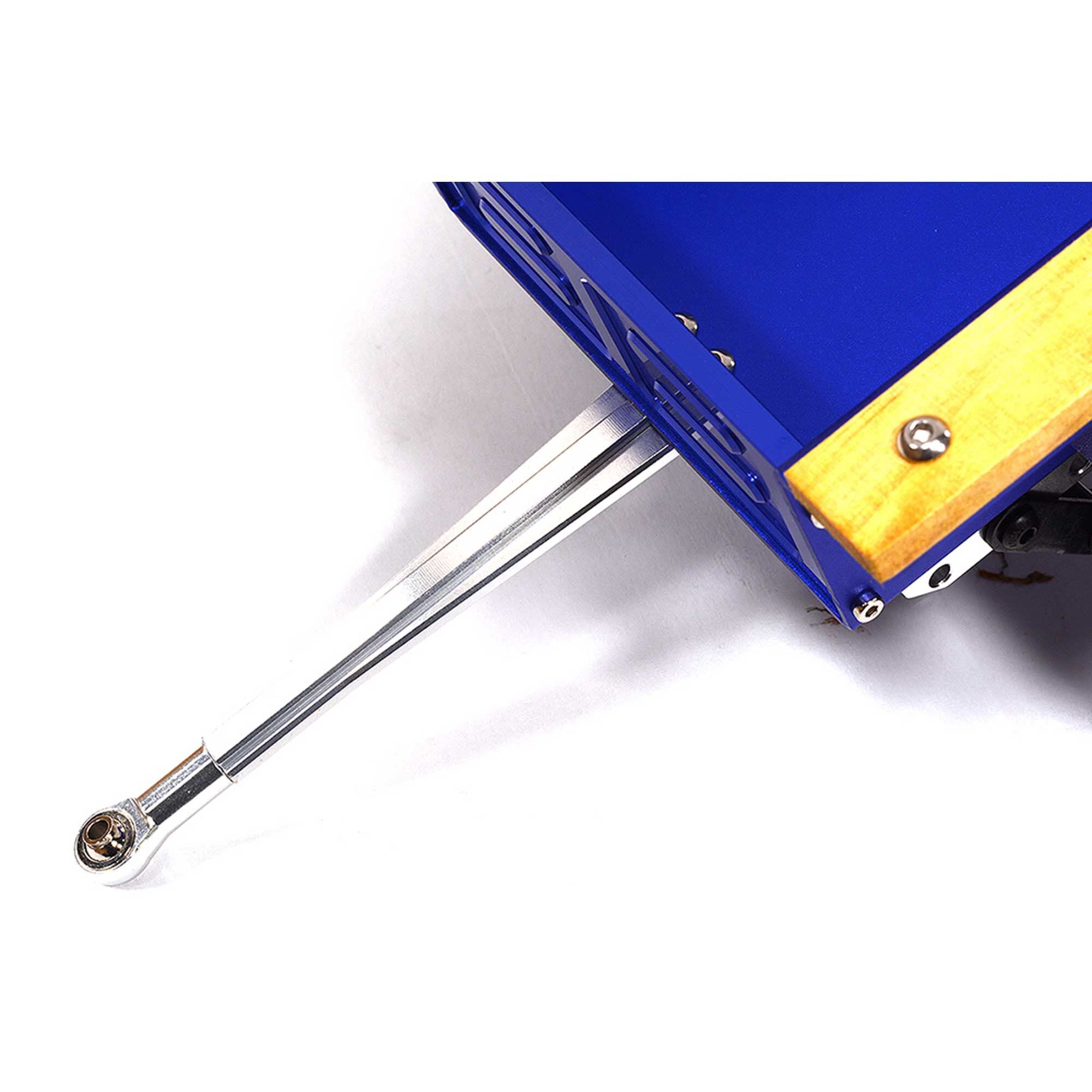 Integy C25800BLUE Leaf Spring 1/10 Size Utility Box Trailer Blue