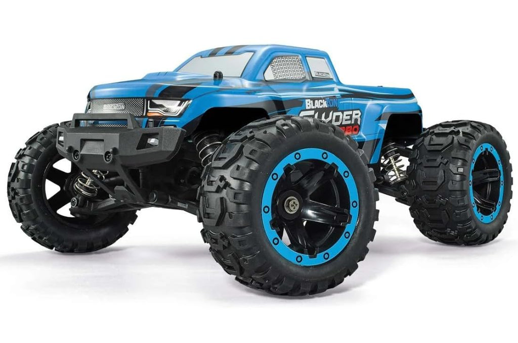 BlackZon 540201 Slyder MT Turbo 1/16 4WD RTR 2S Brushless - Blue