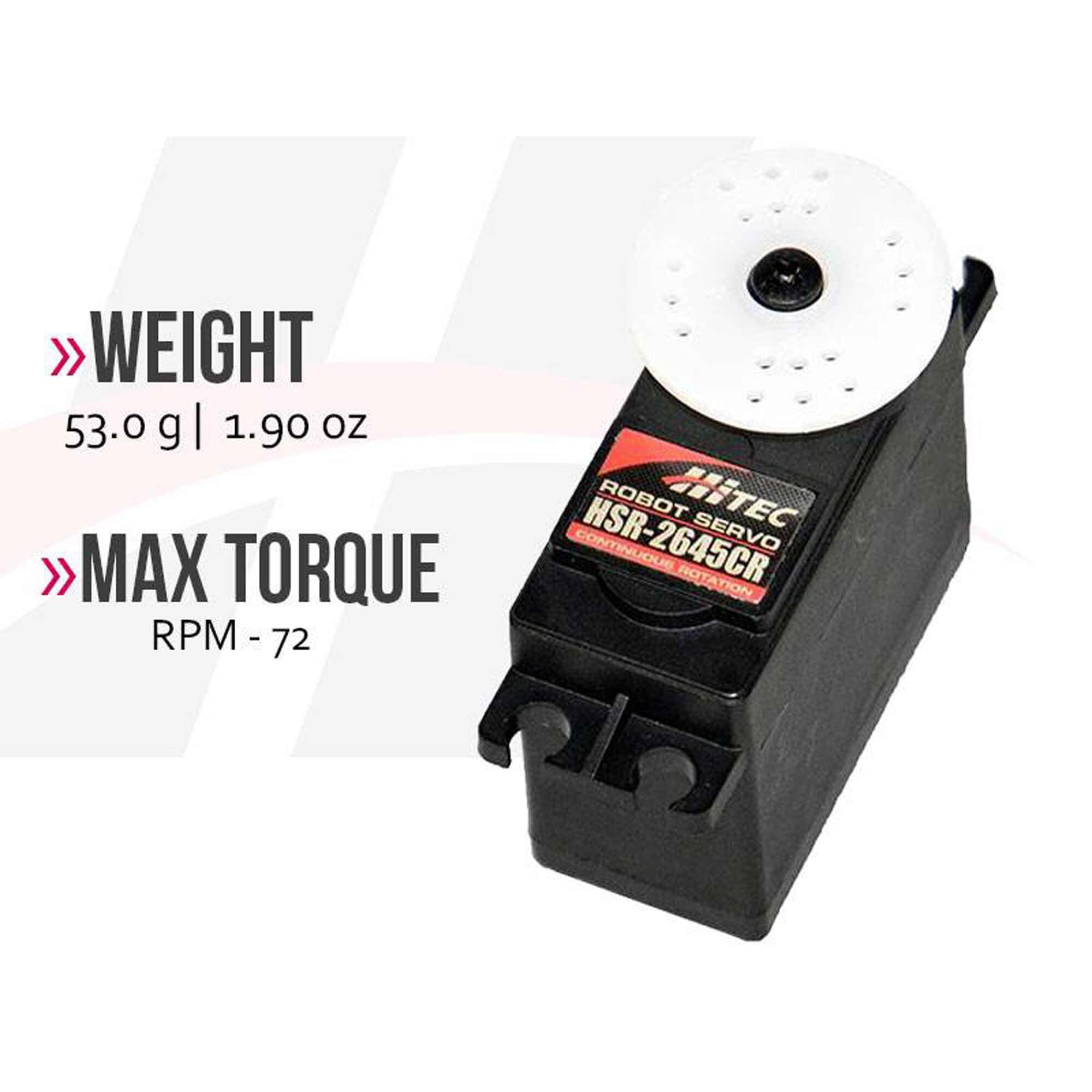 Hi-Tec  32645H HSR-2645H Wide Voltage Digital Continious Rotation Servo