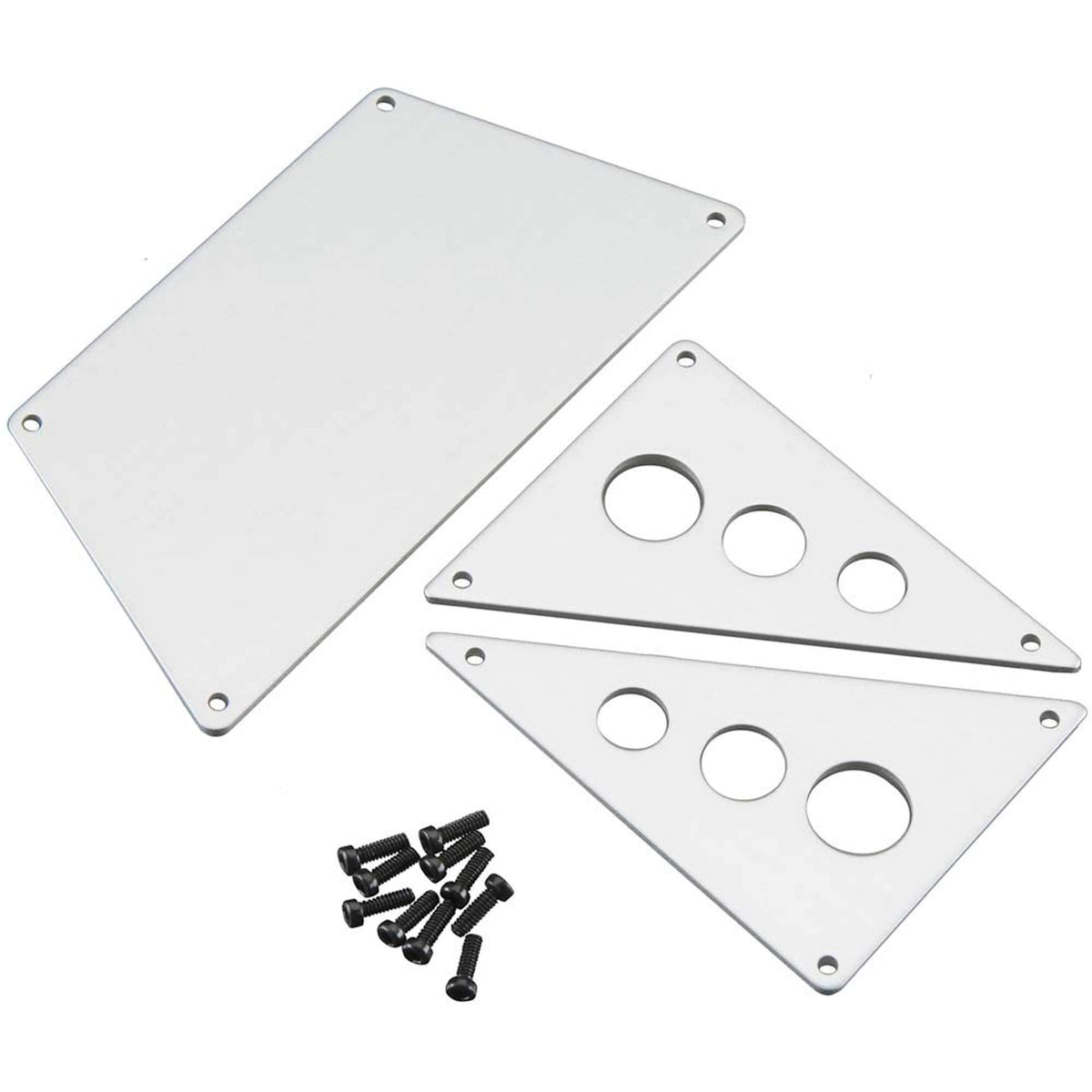 Axial AX30530 Front Skid-Plates Aluminum Silver