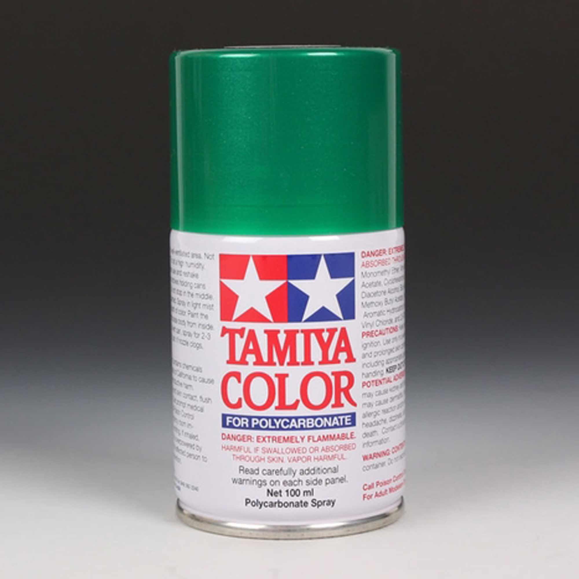 Tamiya 86017 Polycarbonate RC Body Paint 100ml Spray Can PS-17 Metal Green