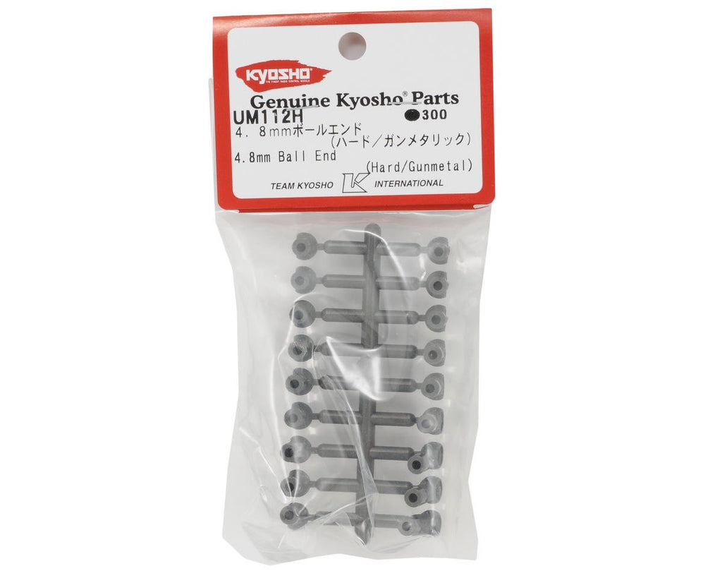 Kyosho UM112H 4.8mm Ball End (Hard/Gunmetal)