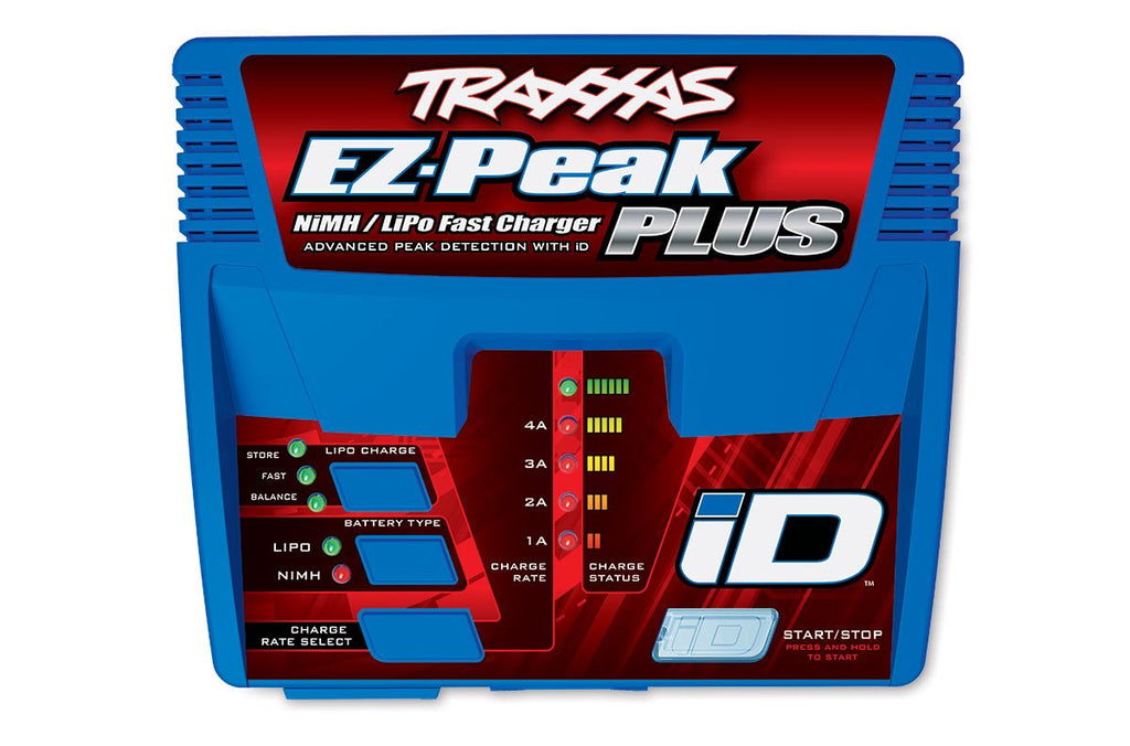 Traxxas 2970 EZ-Peak Plus Battery Charger 4-Amp NiMH/LiPo w/ iD