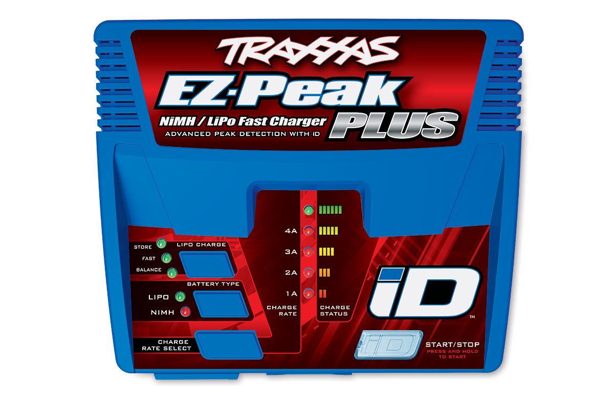 Traxxas 2970 EZ-Peak Plus Battery Charger 4-Amp NiMH/LiPo w/ iD