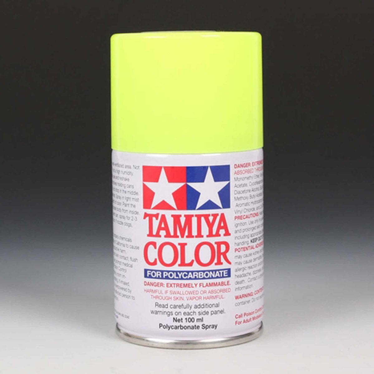 Tamiya 86027 Polycarbonate RC Body Paint 100ml Spray Can PS-27 Fluor Yellow