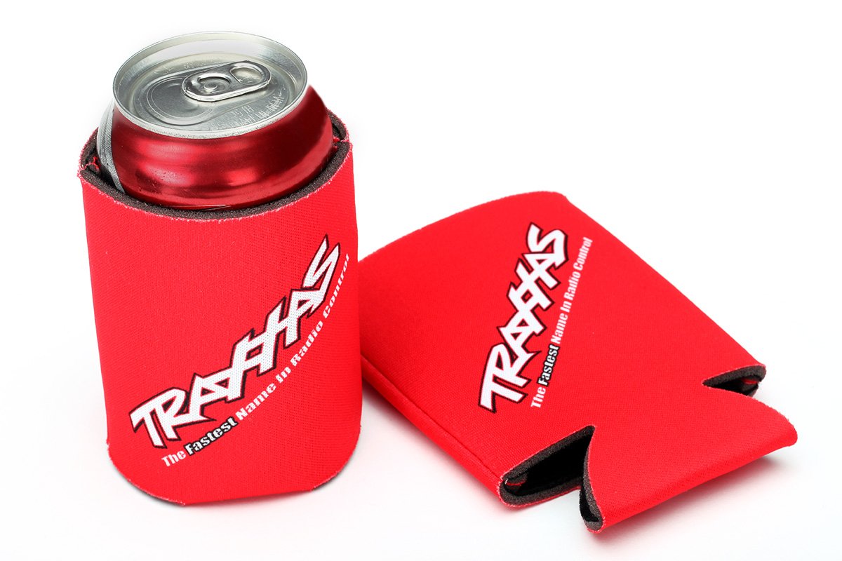 Traxxas 6181 Can Coolie, Red: Traxxas Logo