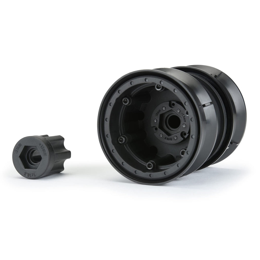 Pro-Line 278600 Carbine 1.9" Black Dually Wheels for Crawlers F/R