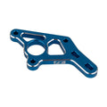 Associated 92475 RC10B7 FT Motor Mount, blue aluminum