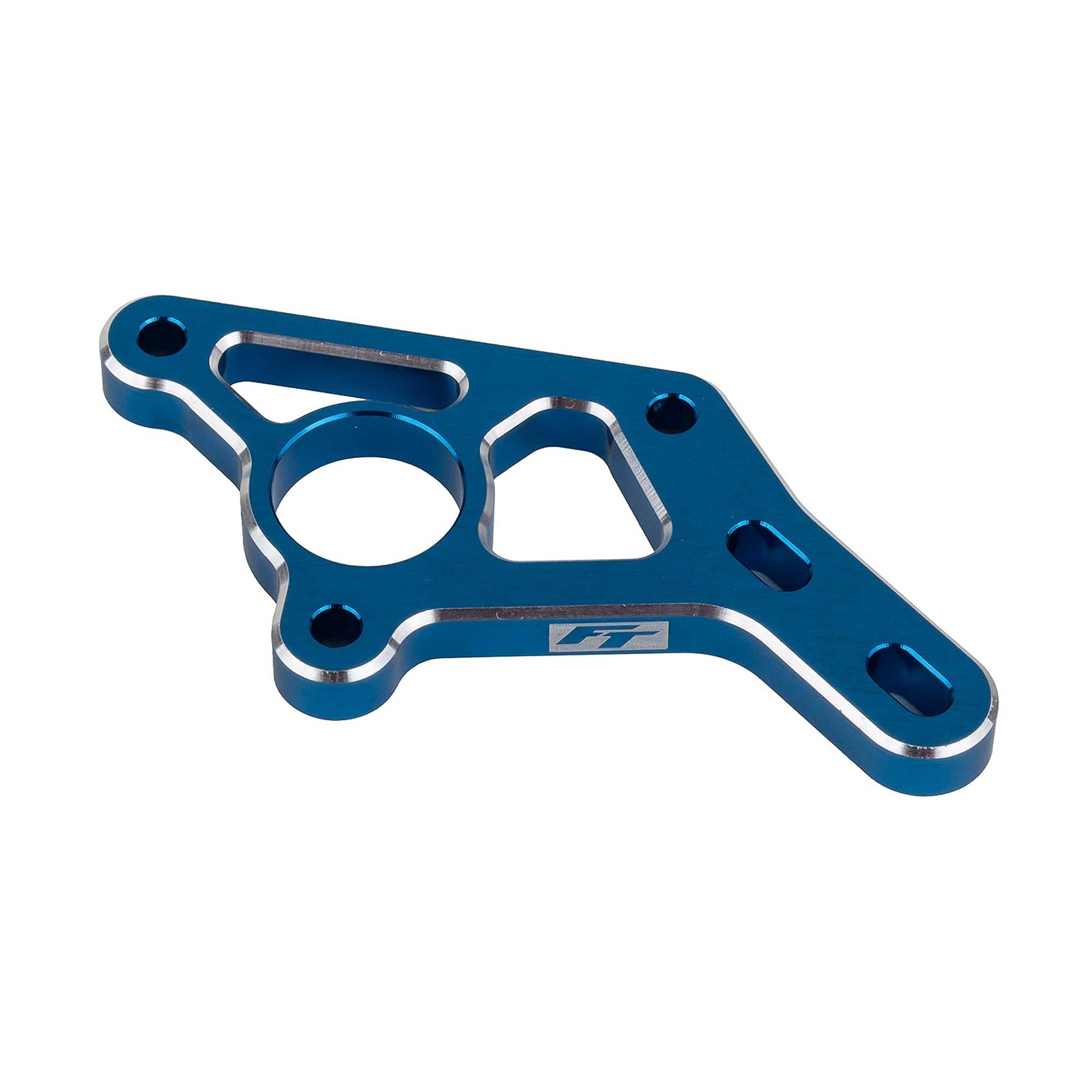 Associated 92475 RC10B7 FT Motor Mount, blue aluminum
