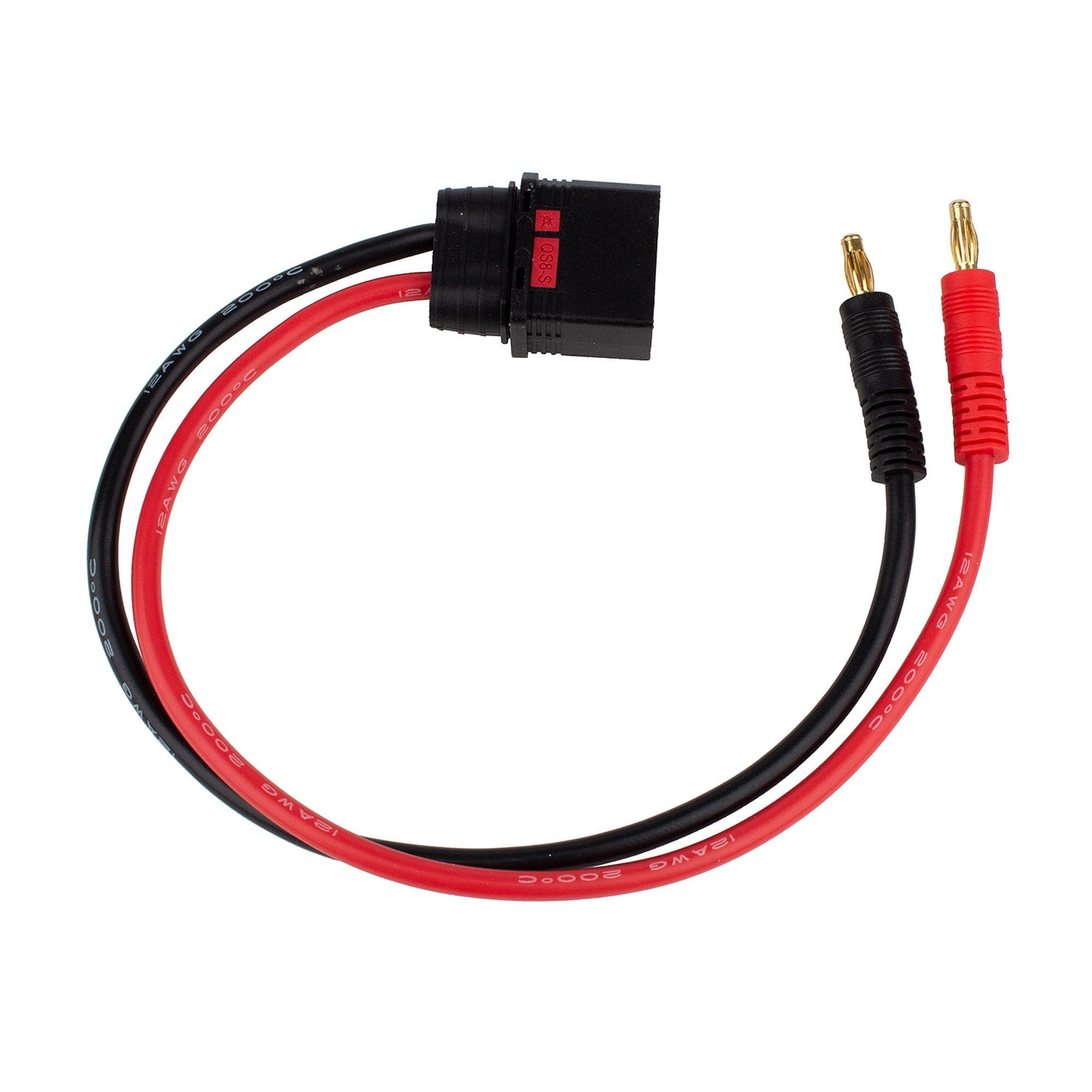 Team Associated 27242 QS8 350mm Charge Lead, 4mm