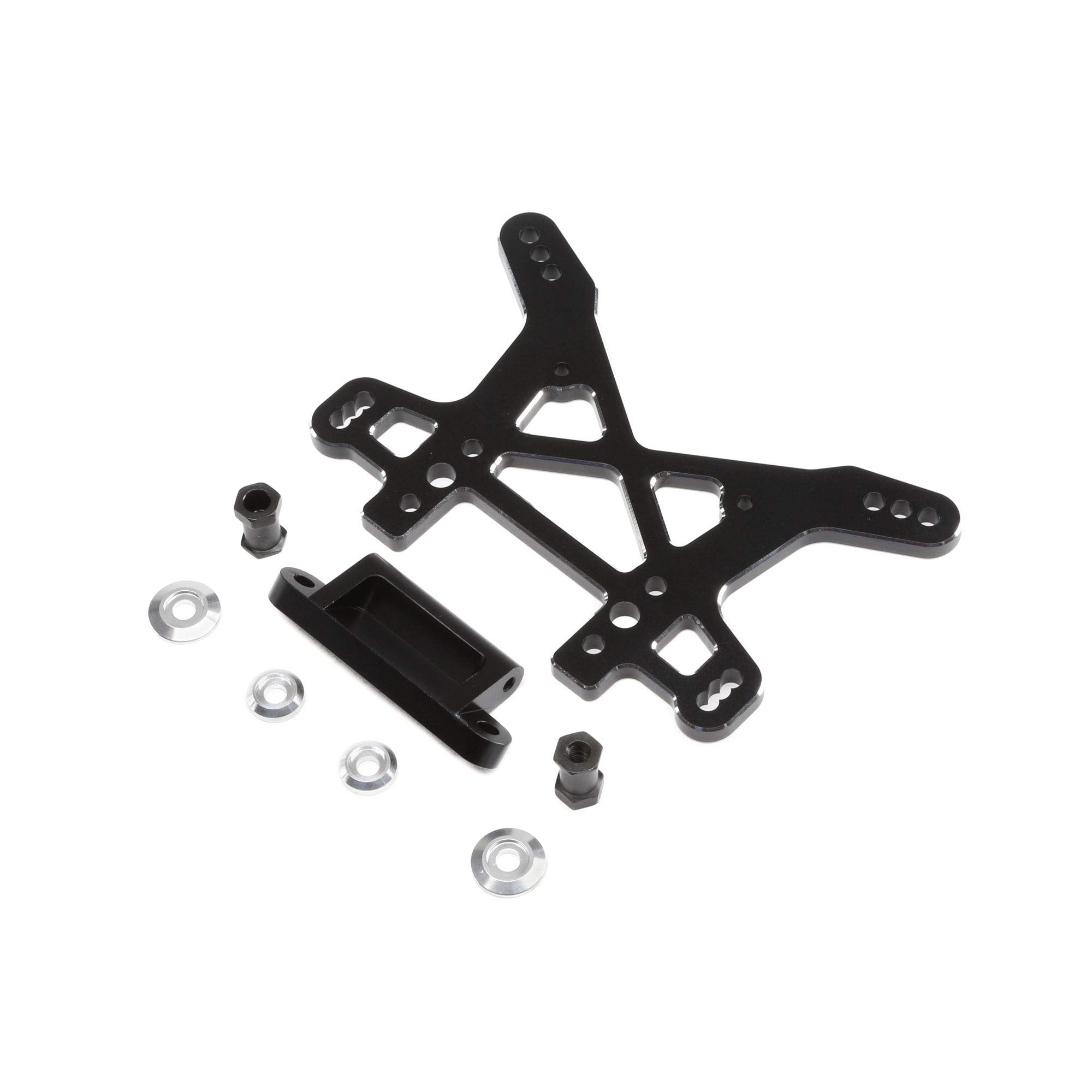 Losi LOS354005 Shock Tower, Rear, Black, Aluminum: DBXL, MTXL