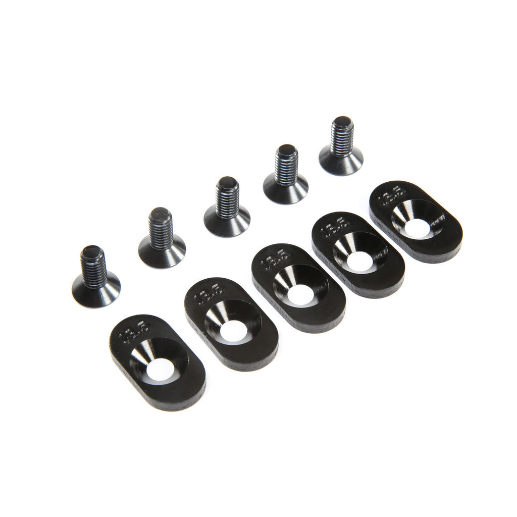 Losi LOS252100 Engine Mount Insert & Screws, Black, 18.5T(5): 5ive-T 2.0