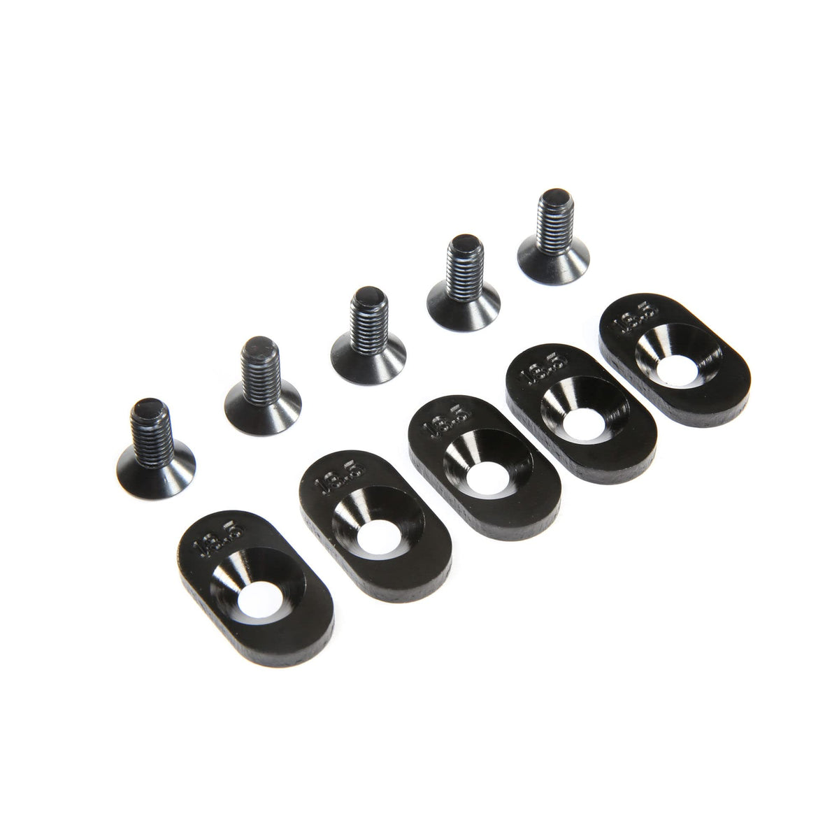 Losi LOS252100 Engine Mount Insert & Screws, Black, 18.5T(5): 5ive-T 2.0