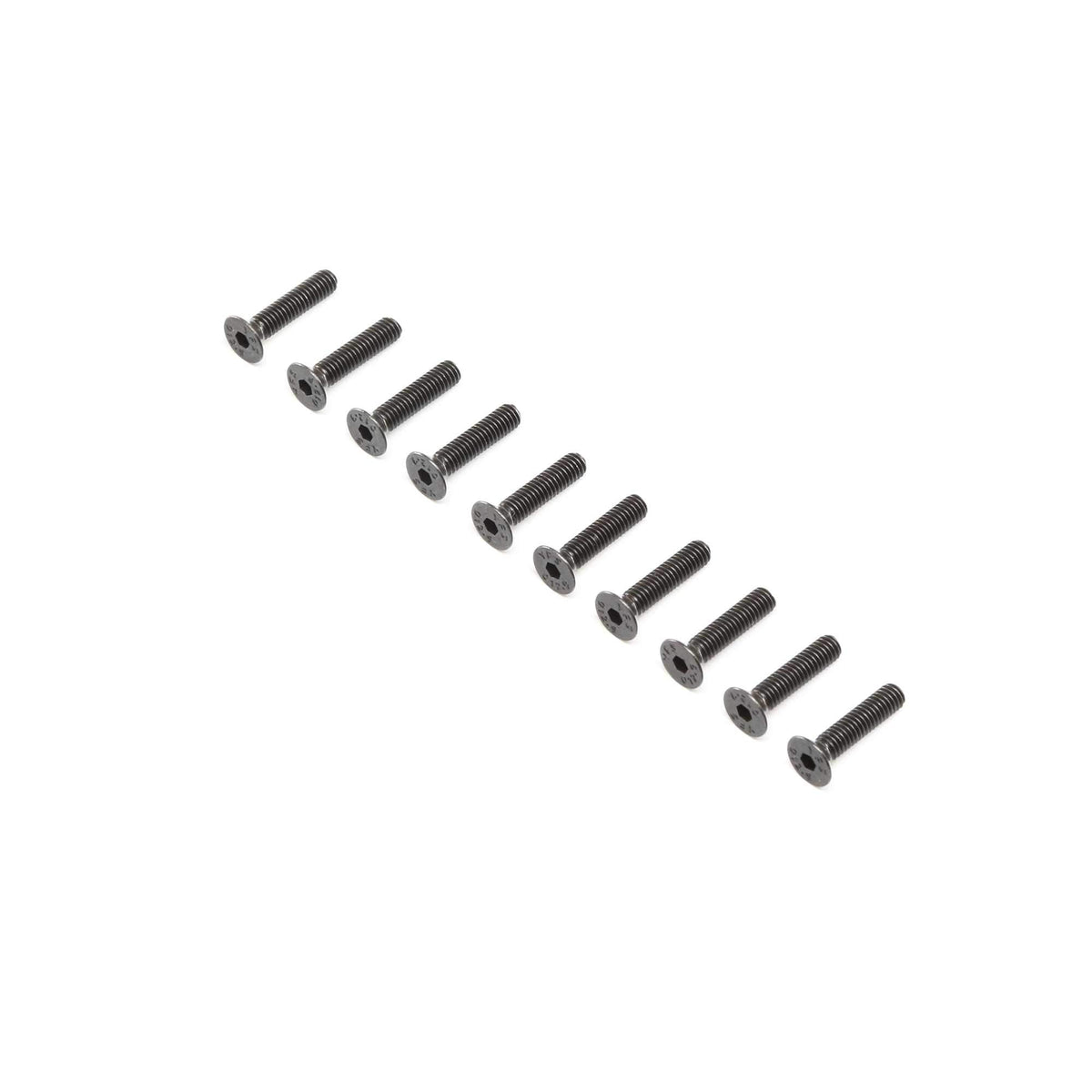 Losi LOS255020 Flat Head Screws, Stl, BO, M4 x 18mm (10)