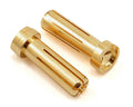 TQ Wire 2507 5mm Male Bullets Low Profile (pr.) Gold 19mm