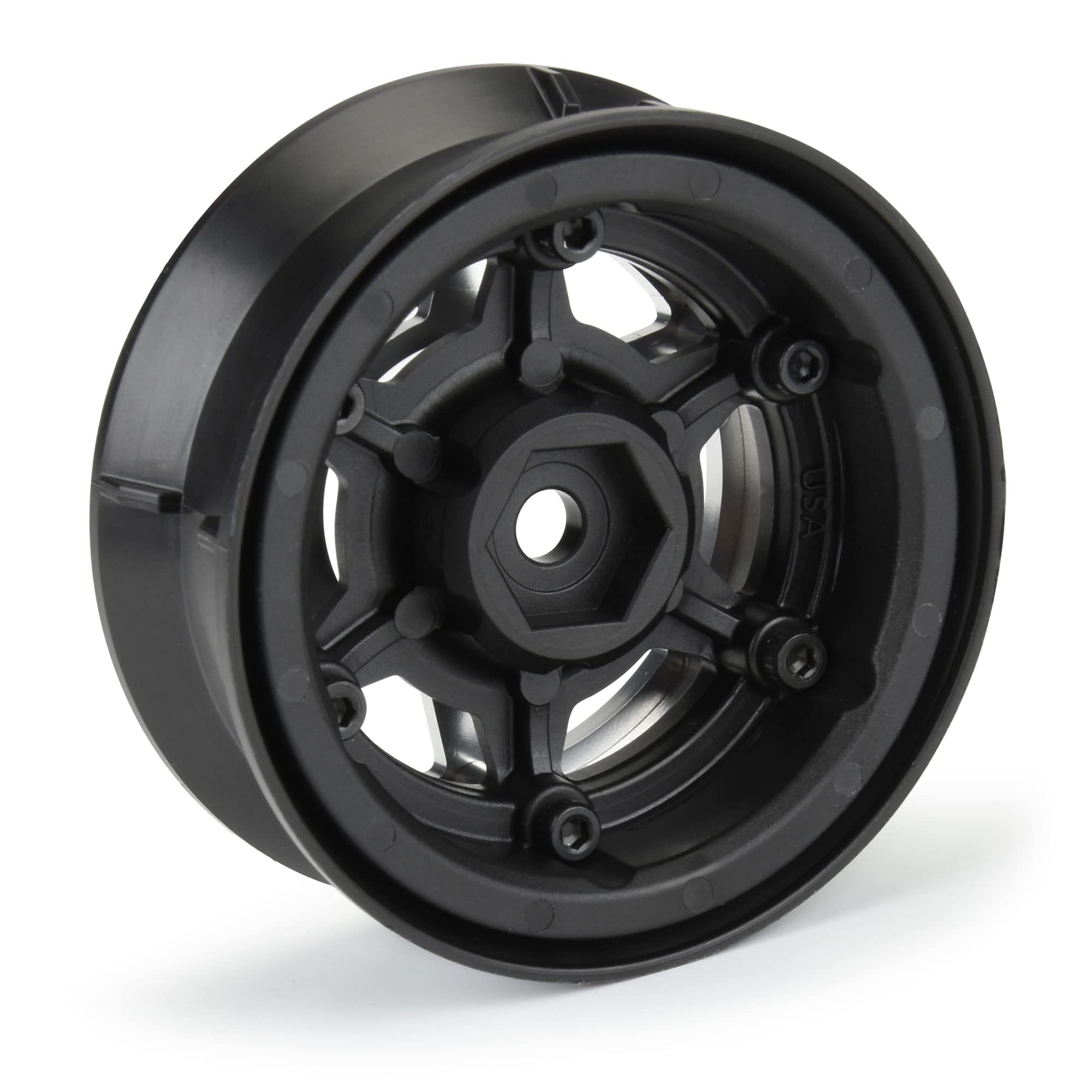 Pro-Line 281000 1/10 Holcomb Aluminum Front/Rear 1.9" 12mm Crawler Wheels (2)