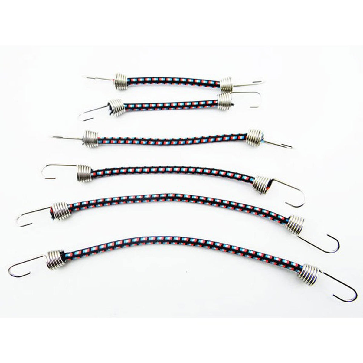 Hot Racing ACC468C1285 Bungee Cord Kit: 1/10 Scale (Blue/Orange) RC scale