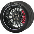 Hot Racing SW49TY01 Black 10-Y BBS 6061 Steering Wheel NB4