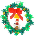 Nanoblock 22159 Christmas Wreath "Holiday", Nanoblock Sights to See Series
