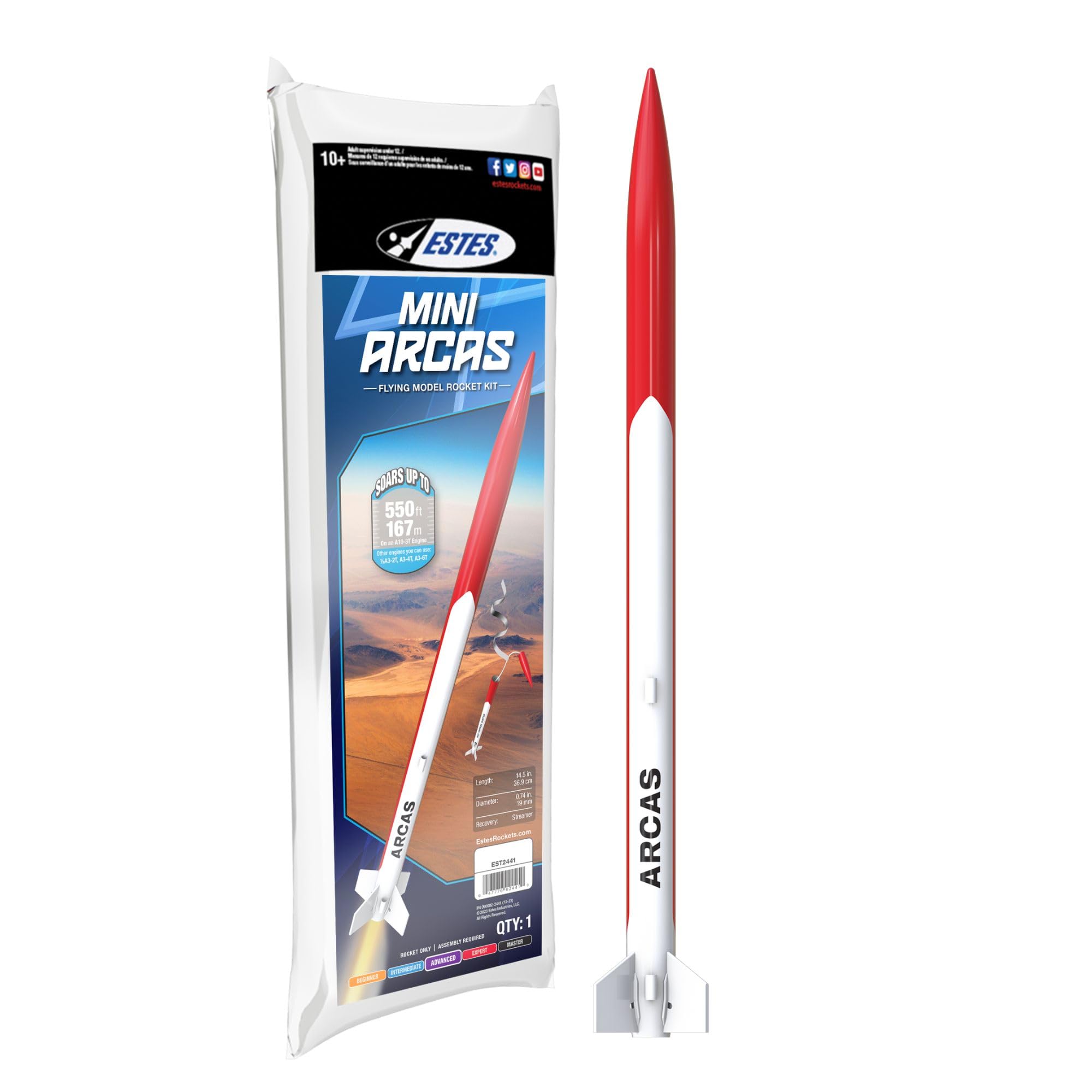 Estes 2441 Mini Arcas Bag Kit