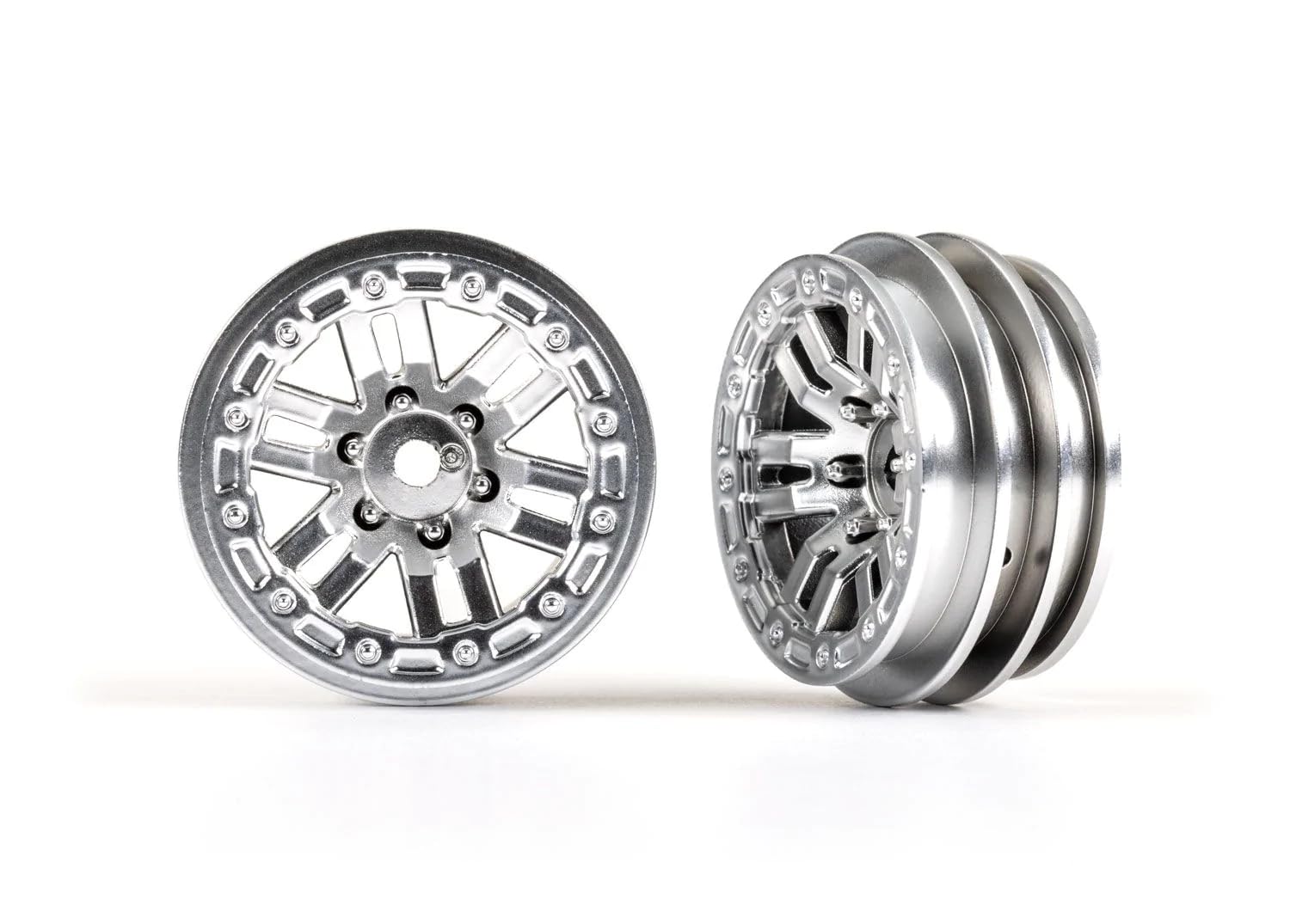 Traxxas 9768-SATIN Wheels, 1.0' (Satin Chrome) (2)