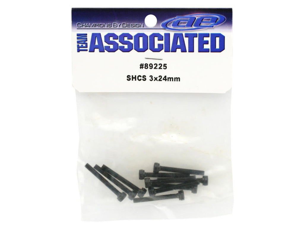 Team Associated 89225 Socket Head Cap Screw 3x24mm (10)