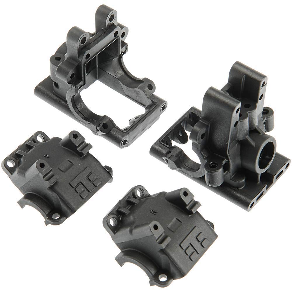 Tekno RC 6519B Bulkhead Set (front and Rear, revised): EB410