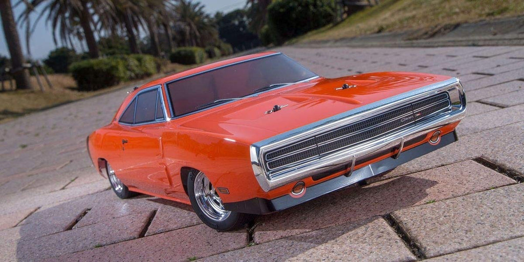 Kyosho 34417T1 1/10 EP 4WD Fazer Mk2 RTR 1970 Dodge Charger, Hemi Orange