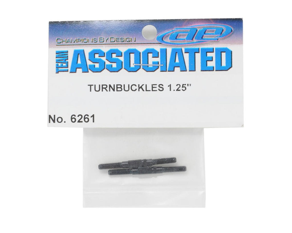 Team Associated 6261 Turnbuckles 1.25" (2): RC10 GT TC3 TC4